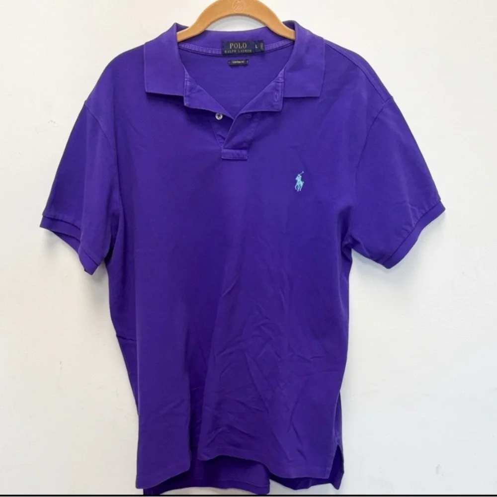 Ralph Lauren Men's Polo Shirt in Rich Purple